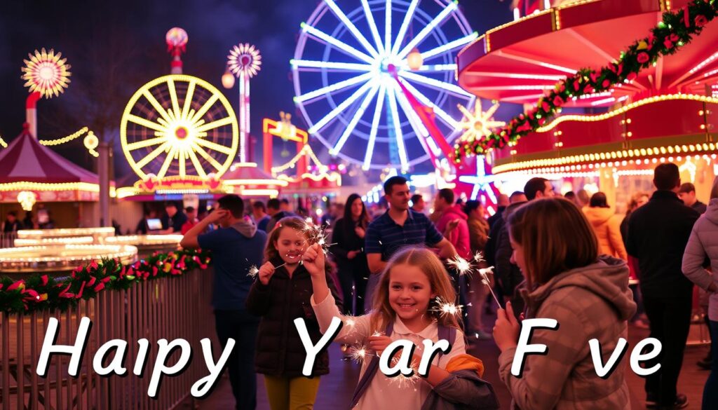 Familienfreundliche Silvesterfeier im Freizeitpark