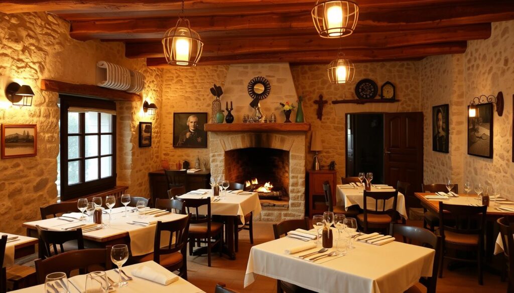 Gemütliches Restaurant mit traditioneller mallorquinischer Küche im Winter