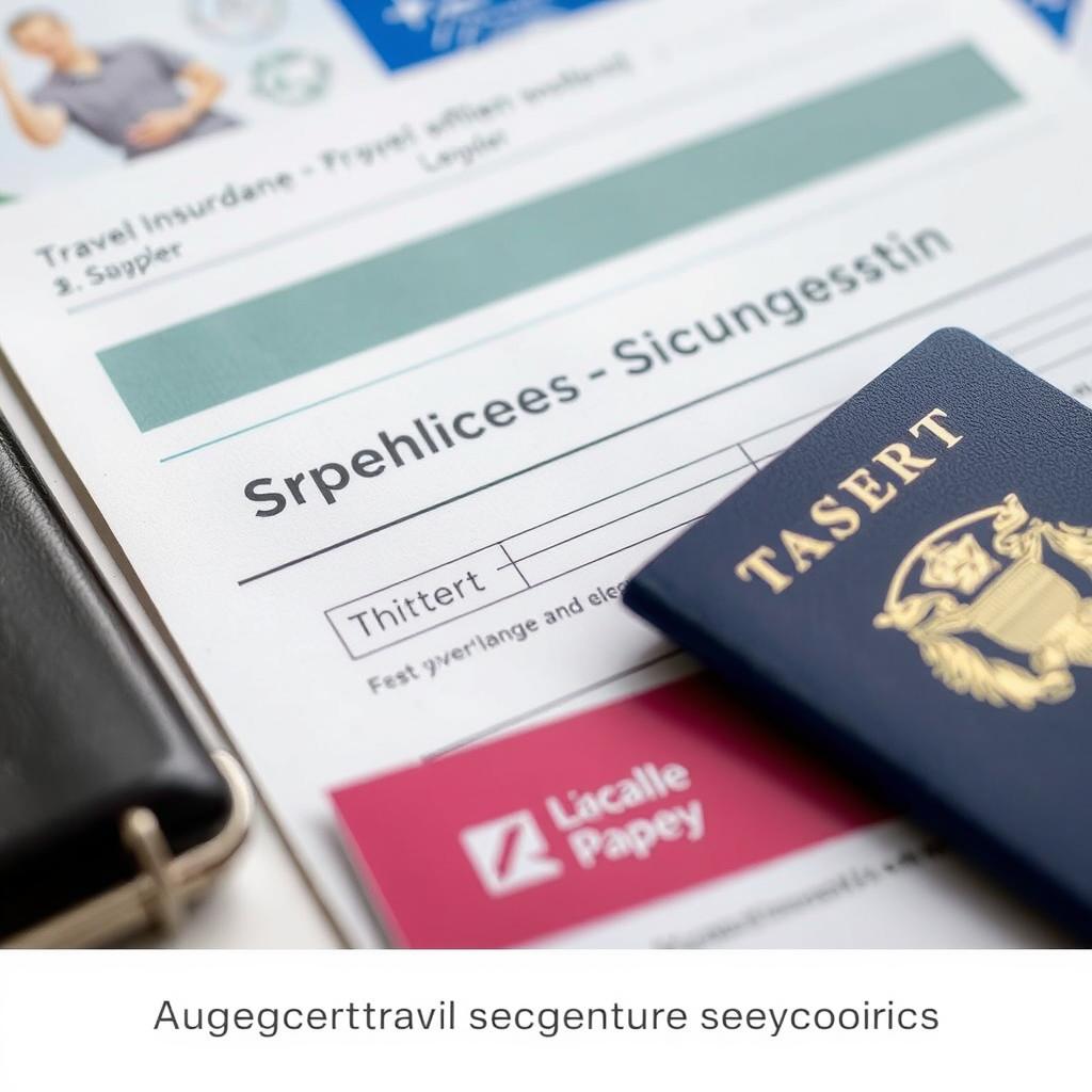 Rechtliche Sicherheit bei Pauschalreisen symbolisiert durch Reiseunterlagen und Sicherungsschein