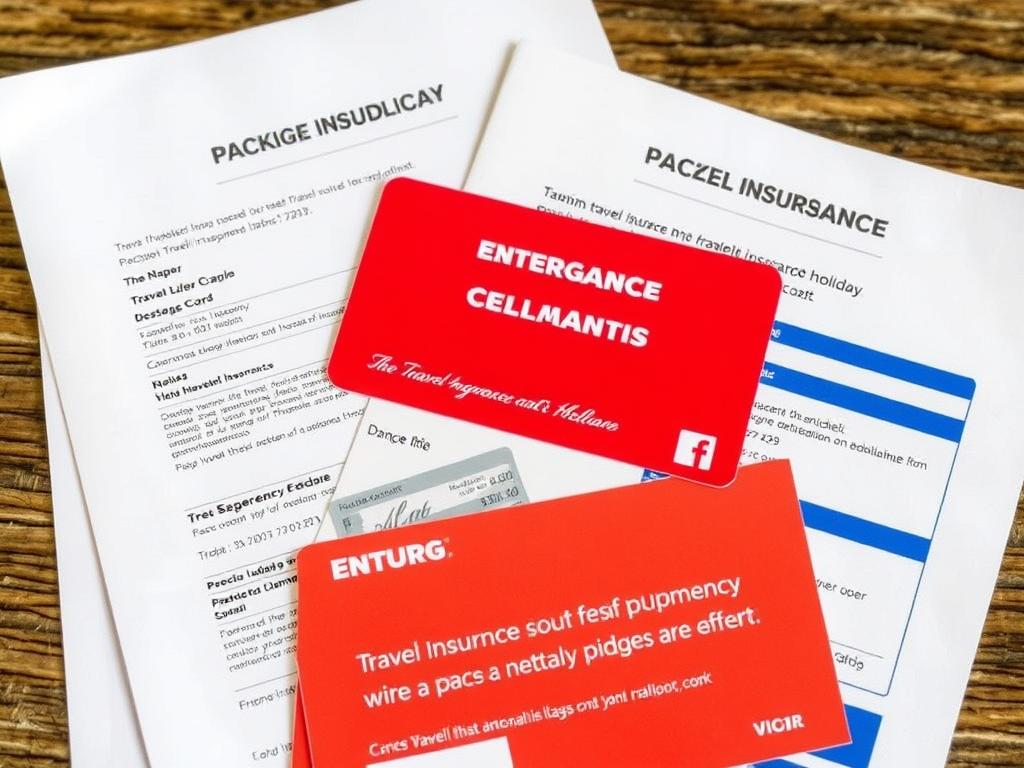 Reiseversicherungsdokumente für die Pauschalreise