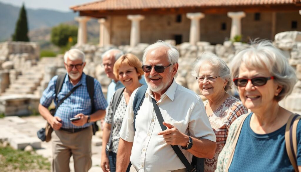 Seniorengruppe bei einer Fefa Reisen Themenreise in Griechenland