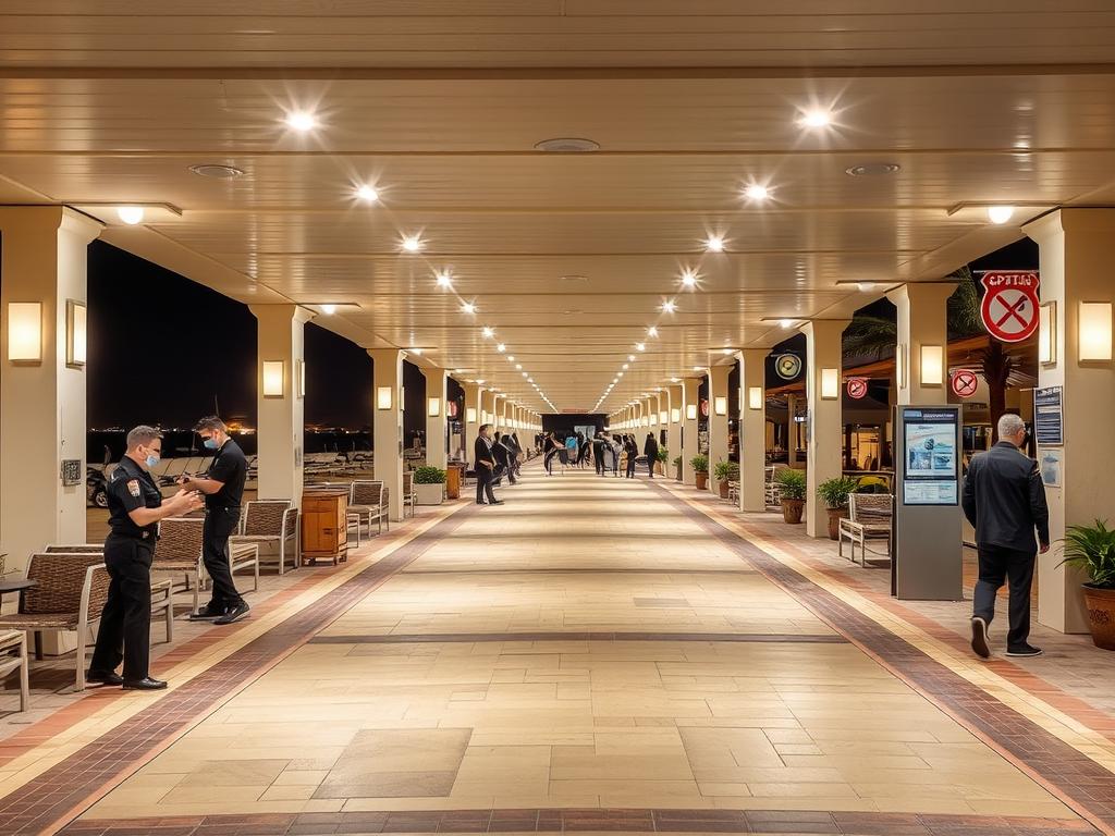 Sicherer Strandbereich eines Hotels während eines Langzeiturlaub Türkei Erfahrungen