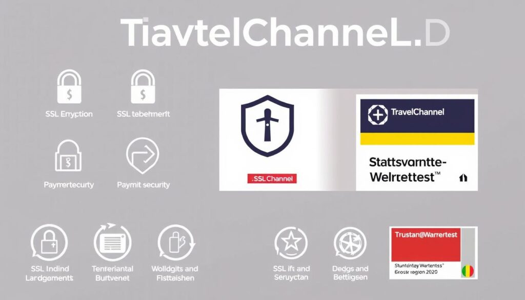 Sicherheitsmerkmale von TravelChannelDE mit Zertifizierungen und Stiftung Warentest Ergebnissen