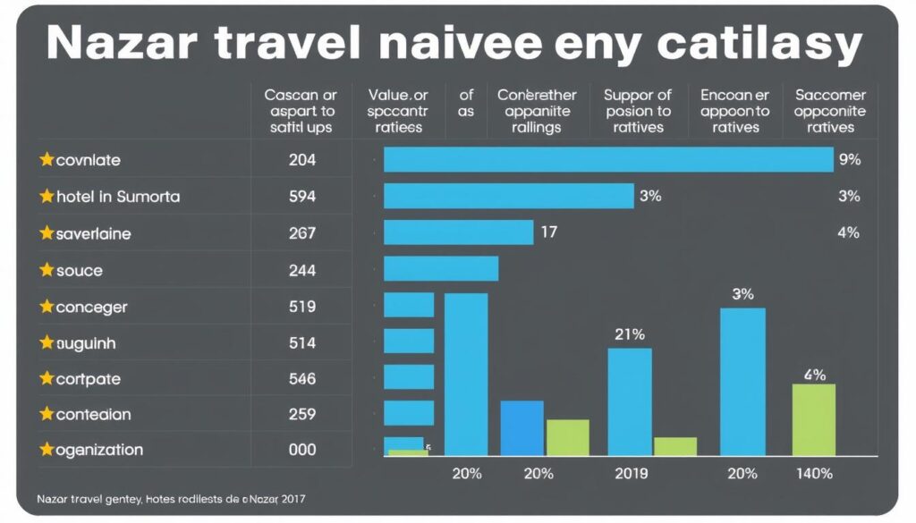 Statistik der Kundenbewertungen für Nazar Reisen nach Kategorien