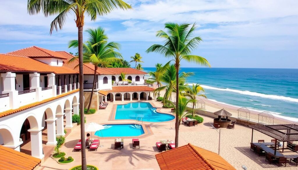 Strandbereich des Hacienda Buenaventura Hotel für Pauschalreise Puerto Vallarta Mexico