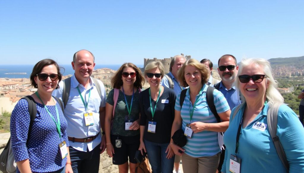 Zufriedene Kunden bei einer Fefa Reisen Gruppenreise in Spanien