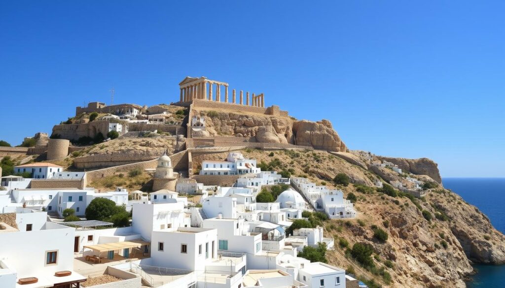 Akropolis von Lindos auf Rhodos - Expedia Reisen Griechenland
