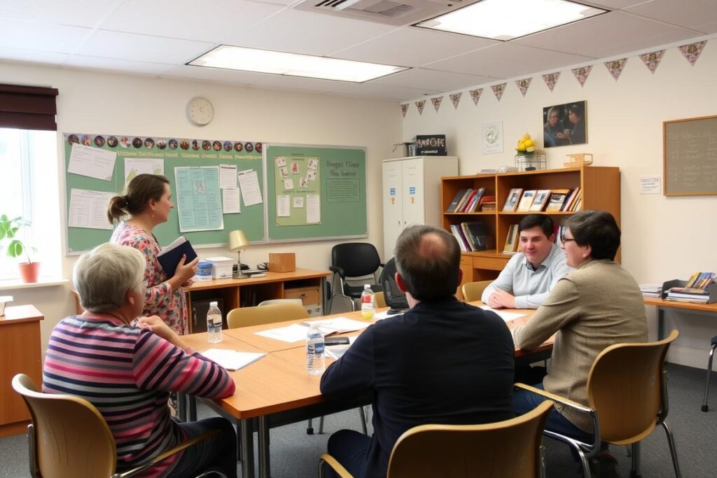 Allgemeiner Englischkurs in Cornwall mit Lehrerin und Schülern