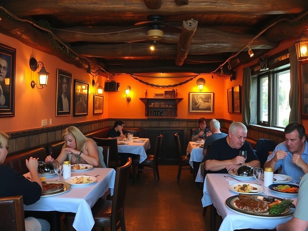 Das gemütliche Restaurant Eddie's Hideaway in Eilat mit seiner besonderen Atmosphäre während eines Urlaub Eilat