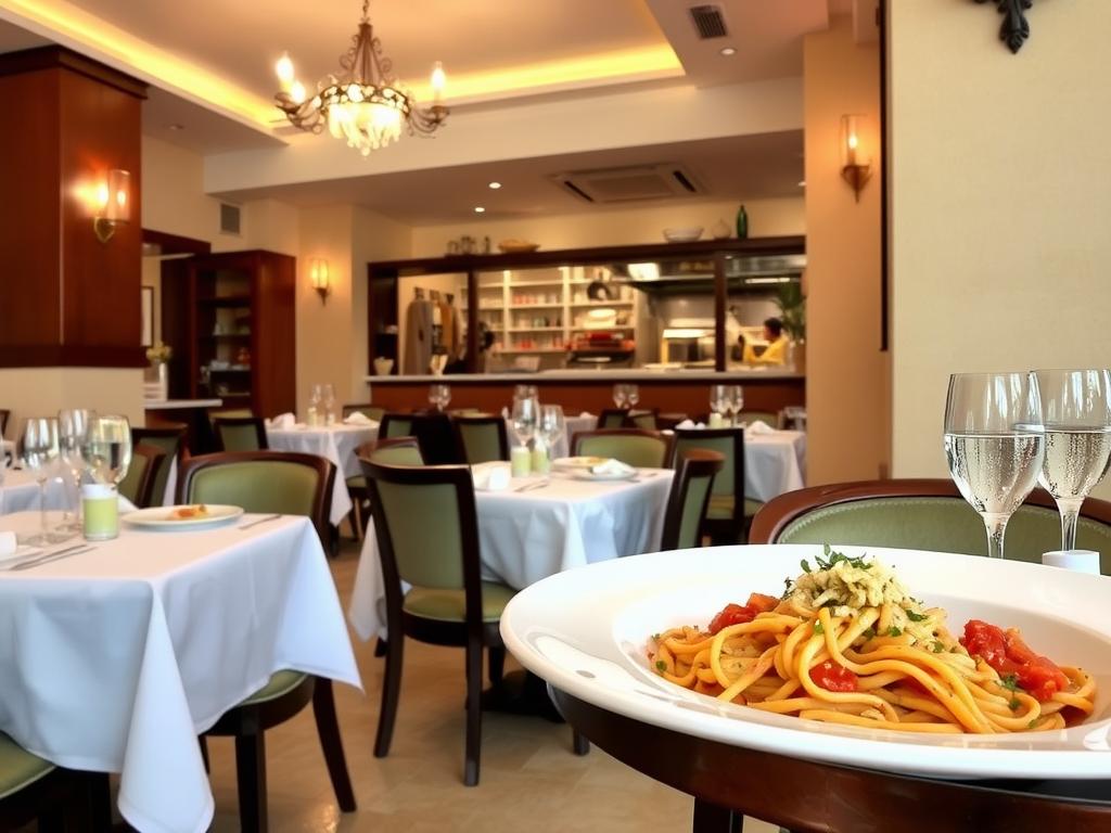 Das italienische Restaurant Pastory in Eilat mit hausgemachter Pasta während eines Urlaub Eilat