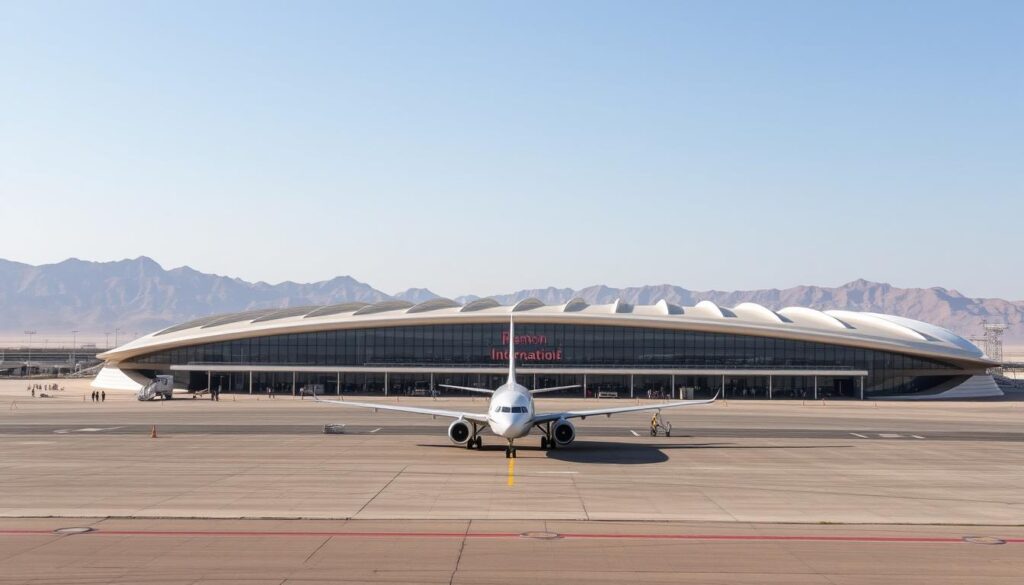 Der Ramon International Airport in Eilat, Ankunftspunkt für viele Urlauber während eines Urlaub Eilat