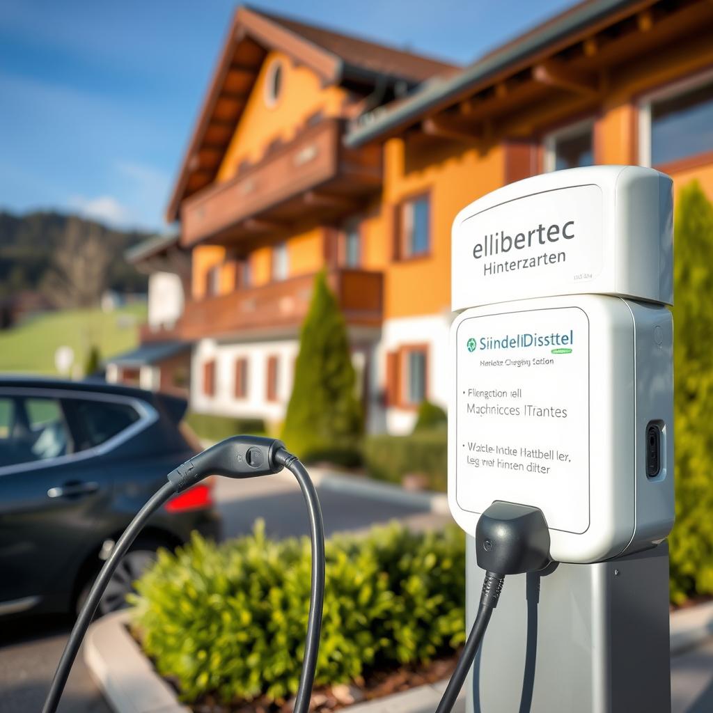 Elektro-Ladestation für E-Autos am Hotel Silberdistel Hinterzarten
