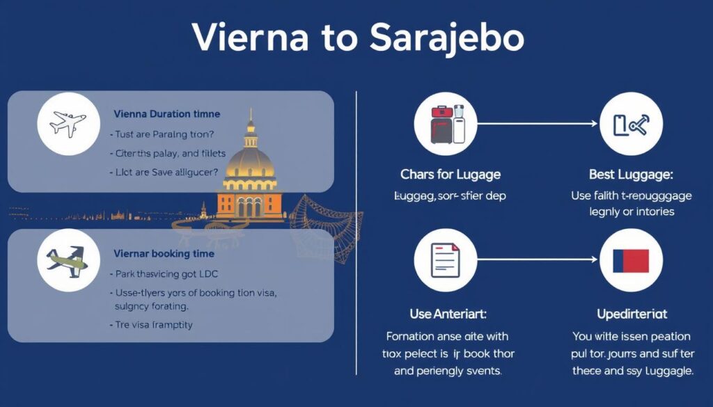 FAQ zu billige Flüge Wien Sarajevo mit visuellen Antworten