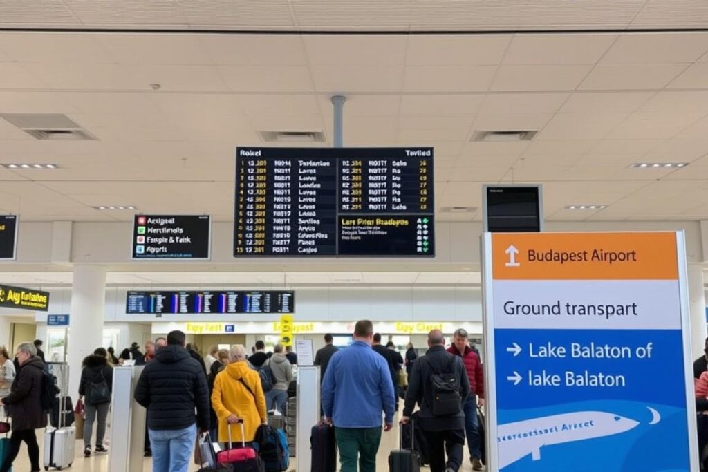 Flughafen Budapest - Anreise zum Urlaub Plattensee