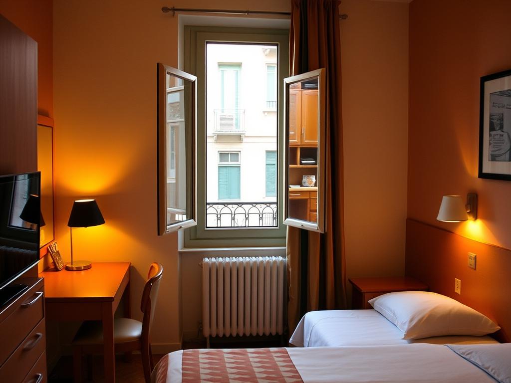 Gemütliches Budget-Hotel im Herzen Roms für eine Städtereise Rom