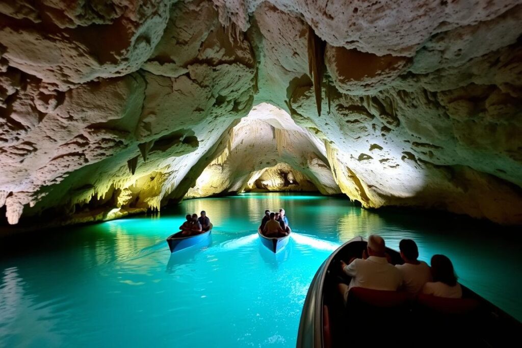 Höhlen von Tapolca - unterirdische Bootsfahrt nahe dem Plattensee