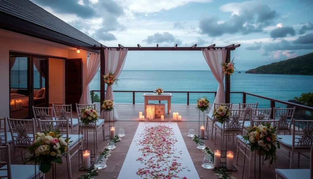 Intime Hochzeit in einer privaten Villa auf den Seychellen