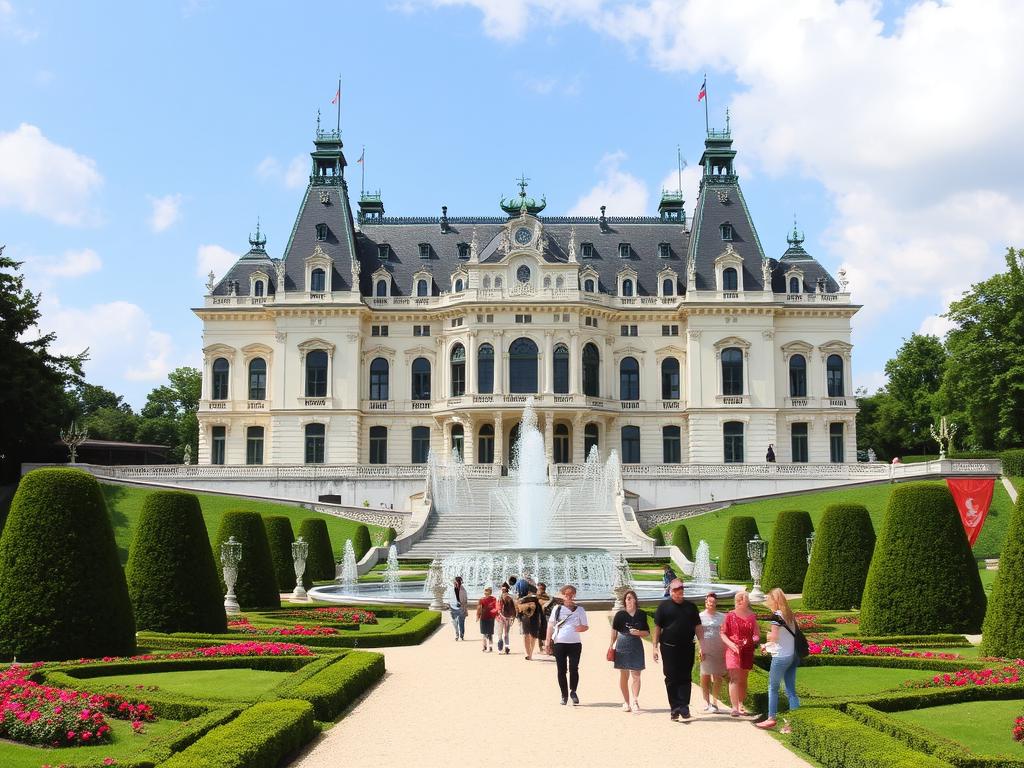 Keszthely Schloss Festetics - kulturelles Highlight während eines Urlaub Plattensee