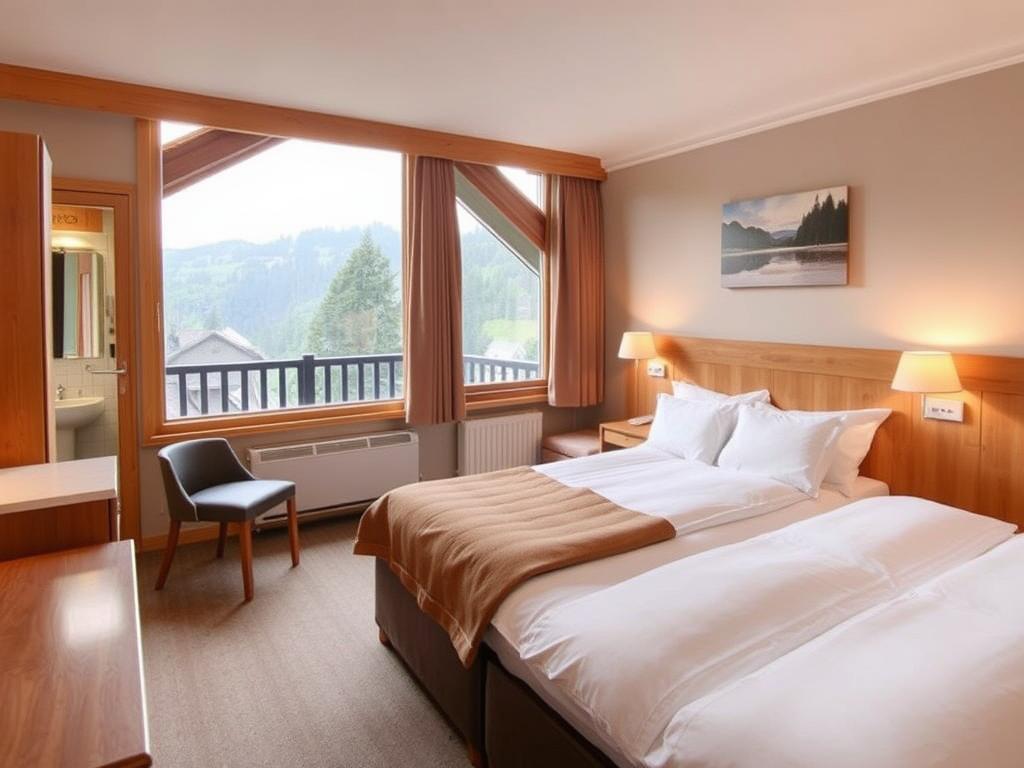Komfortables Doppelzimmer im Hotel Bel Vital Waldachtal