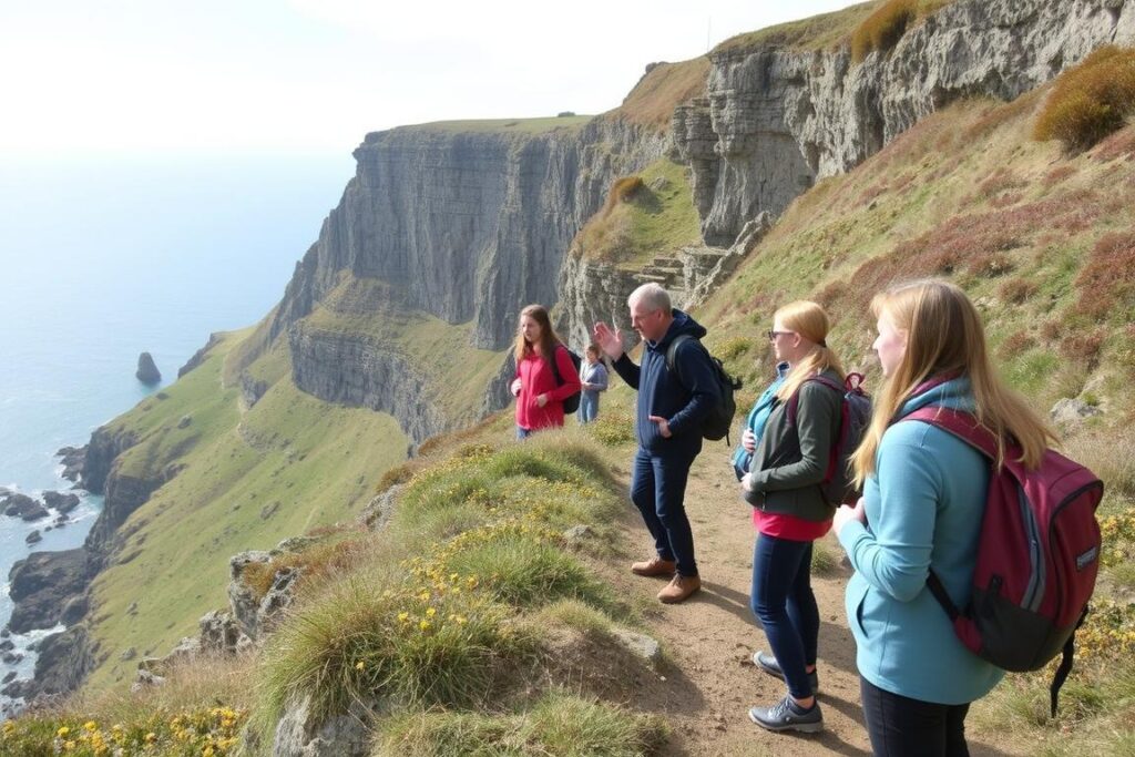 Küstenwanderung in Cornwall während einer Sprachreise