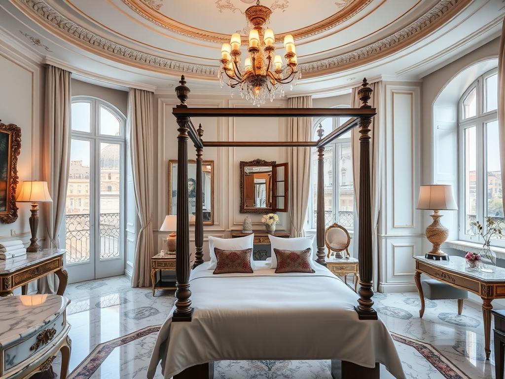 Luxuriöses Boutique-Hotel mit Blick auf römische Sehenswürdigkeiten für eine Städtereise Rom