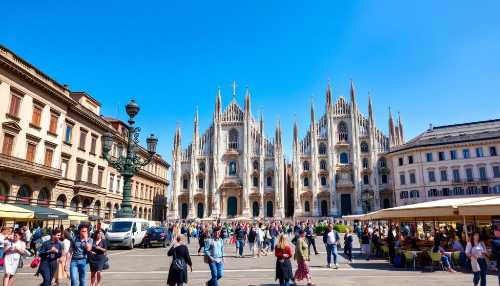Mailand Dom als Ziel für günstige Tagesflugreisen