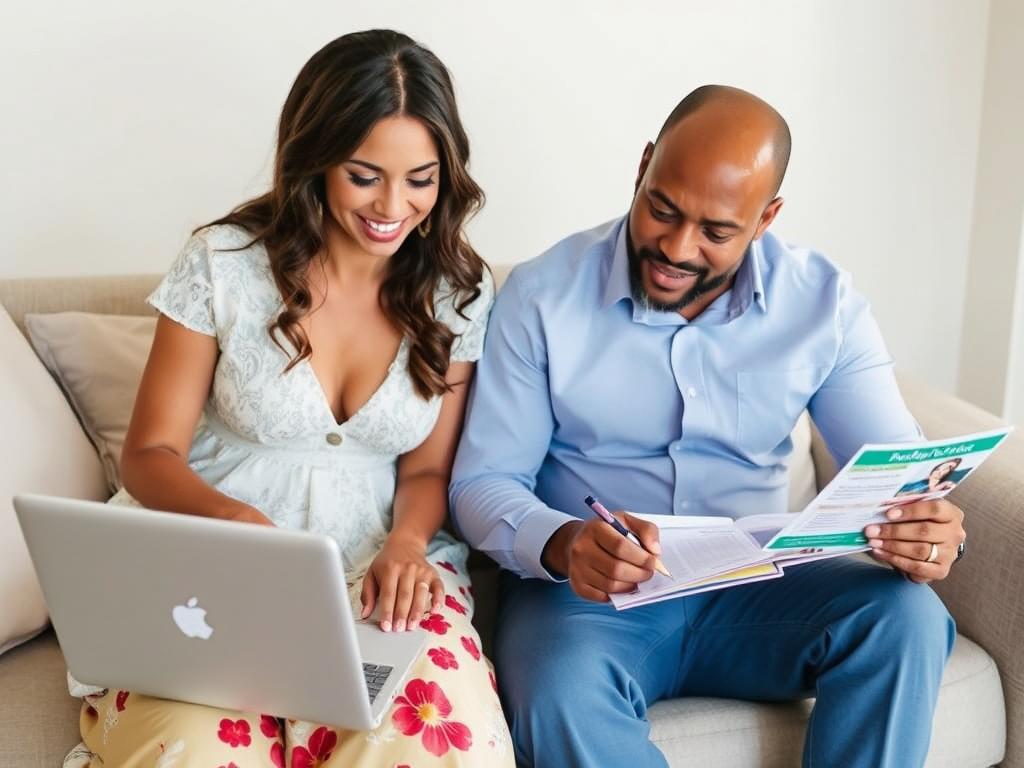 Paar plant Budget für ihre Hochzeit Seychellen feiern