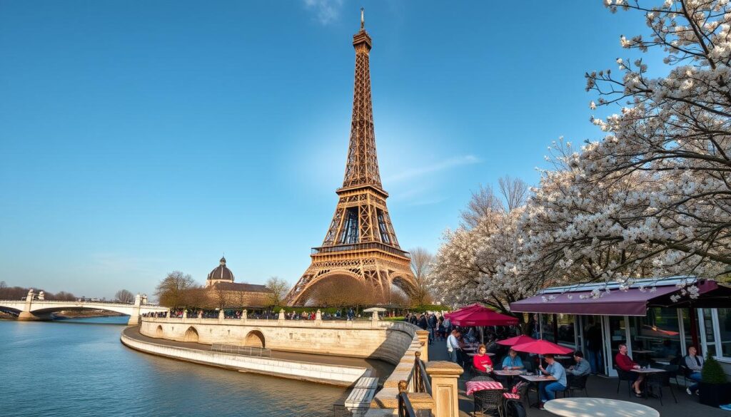Paris Eiffelturm als Ziel für günstige Tagesflugreisen