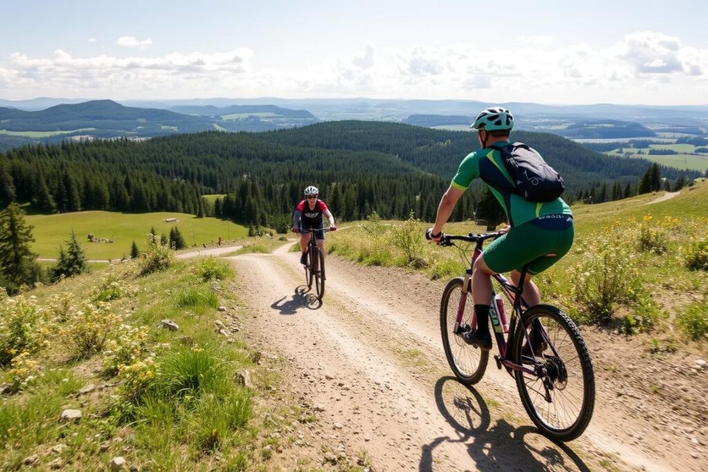 Radfahren im Schwarzwald nahe Hotel Silberdistel Hinterzarten