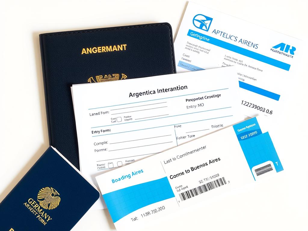 Reisepass und Einreisedokumente für Flugticket nach Argentinien Reisepass und Einreisedokumente für Flugticket nach Argentinien