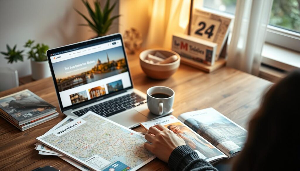 Reiseplanung für eine sonnenklar Städtereise in Deutschland