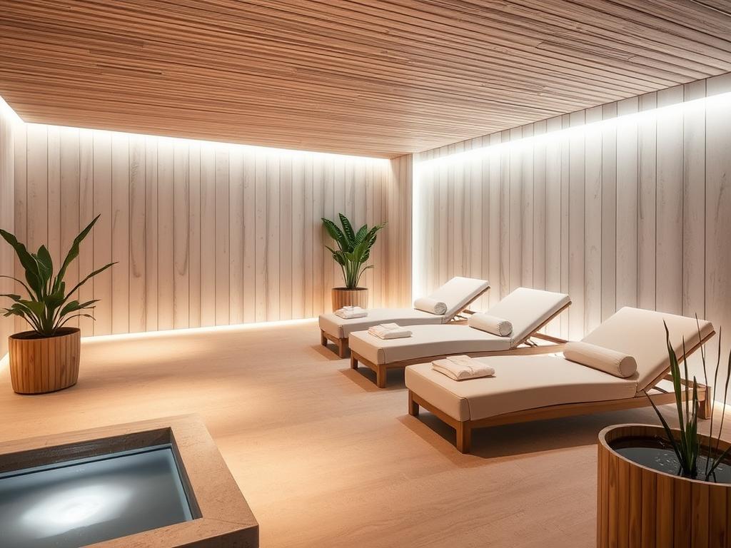 Ruhebereich mit Lichttherapie im Hotel Bel Vital Waldachtal