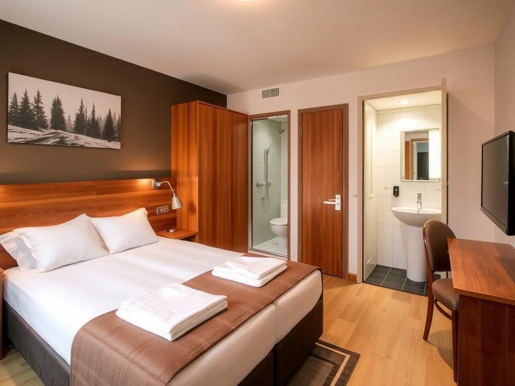 Standard-Doppelzimmer im Hotel Bel Vital Waldachtal