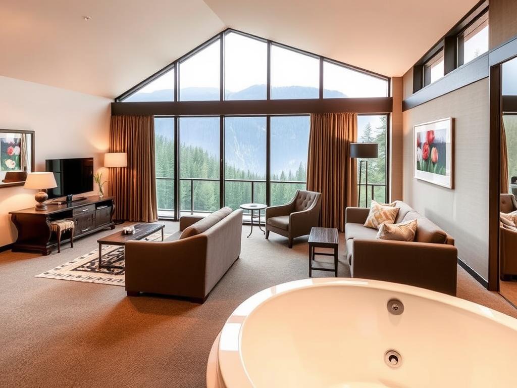 Suite im Hotel Bel Vital Waldachtal mit separatem Wohnbereich