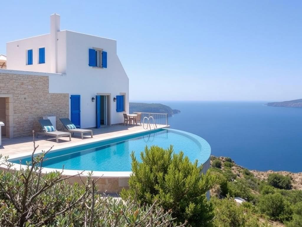 Traditionelle griechische Villa mit Pool - Expedia Reisen Griechenland