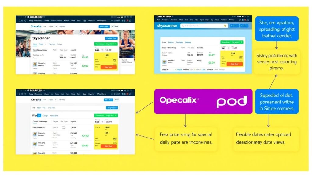Vergleich von Buchungsportalen für billige Flüge Wien Sarajevo