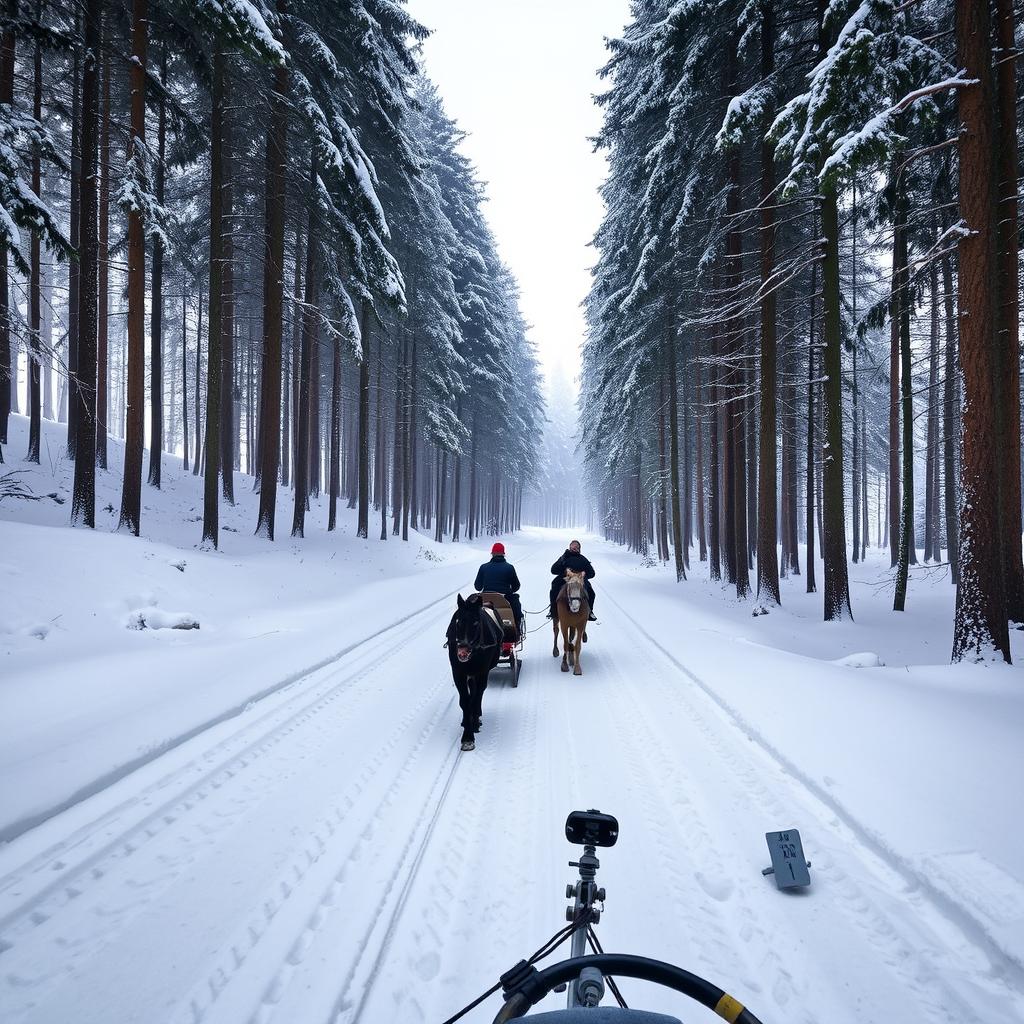 Wäldele-Rundfahrt im Kleinwalsertal durch den Winterwald