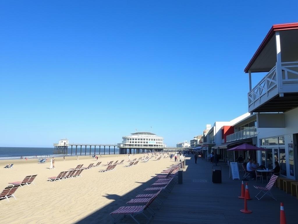 Westerland - beliebter Ort für Sylt Last Minute Reisen mit Strandpromenade