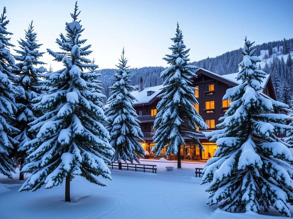 Winterlandschaft rund um das Hotel Bel Vital Waldachtal