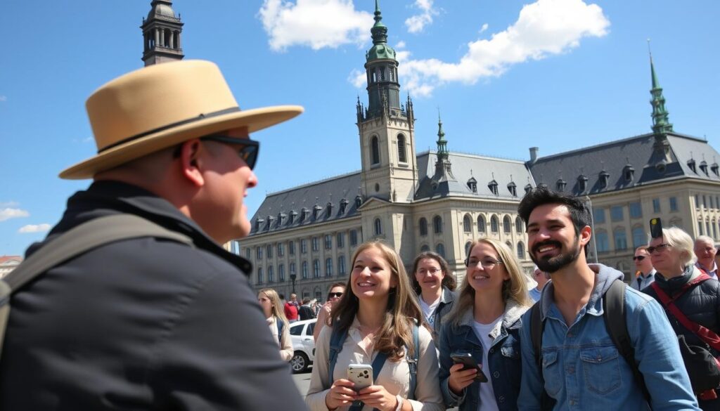 Zufriedene Reisende genießen eine Städtetour in Deutschland - sonnenklar Städtereisen Deutschland Erfahrung