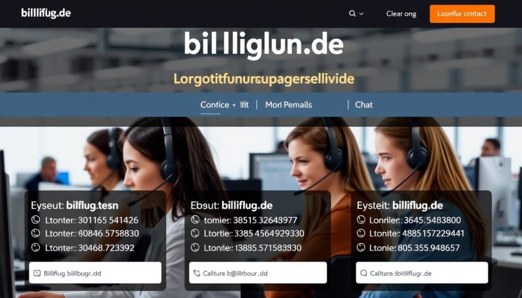 billigflug.de Kundenservice-Team und Kontaktmöglichkeiten