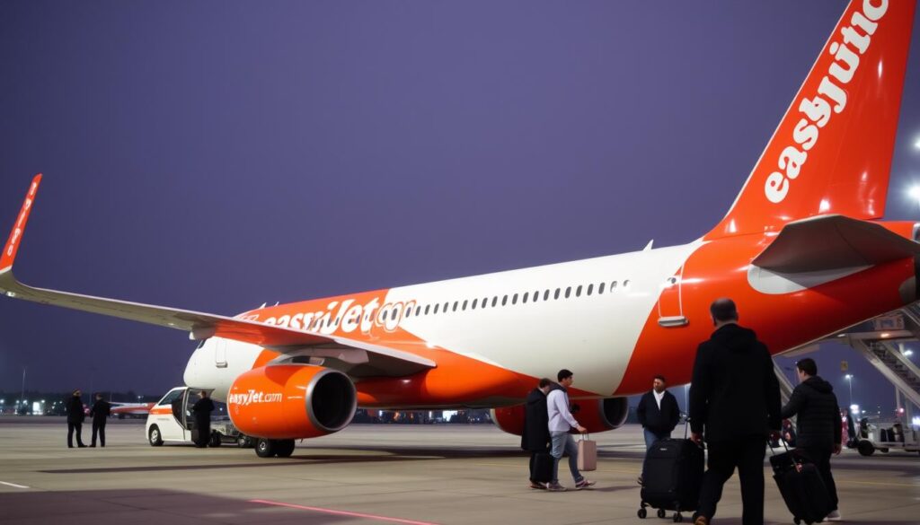 easyJet Flugzeug für günstige Tagesflugreisen